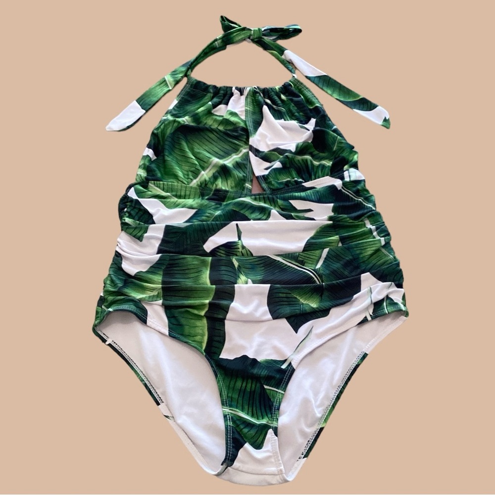 Tropical One Piece Swim Suit 🌴